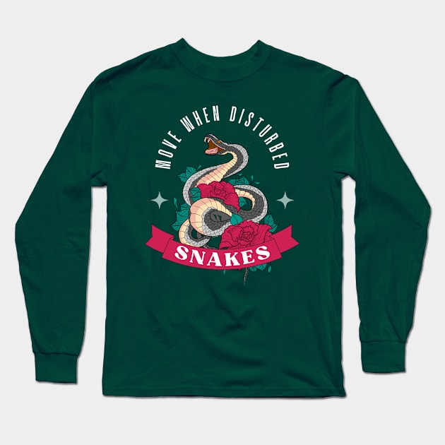 snake Long Sleeve T-Shirt by SASKET 